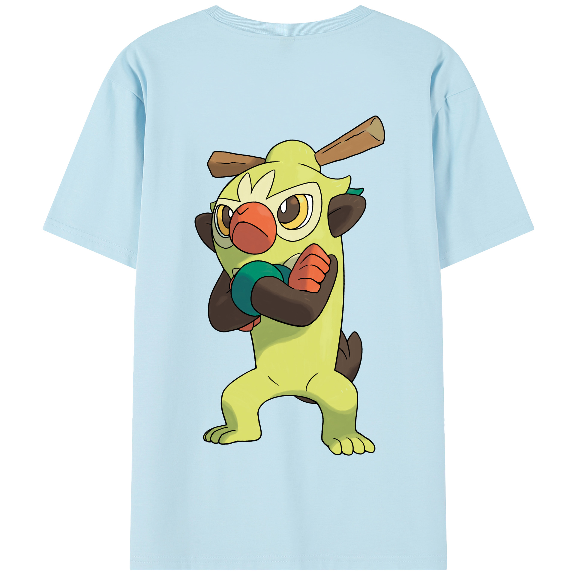 （画像用） ポケットモンスター Pokémon 綿100％半袖Tシャツ（背面プリント）